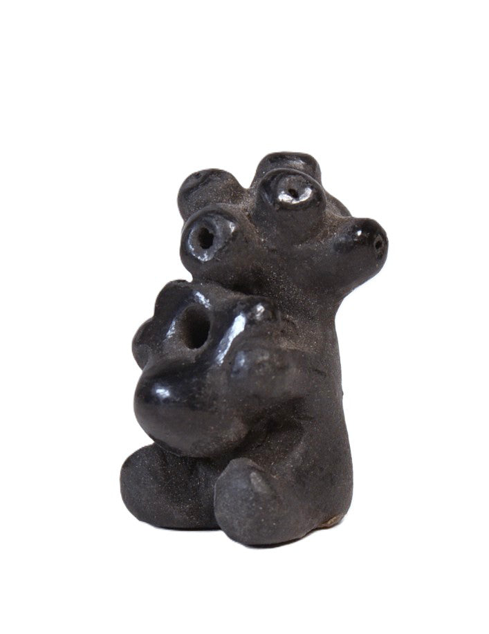 Santa Clara Pueblo Black Mudhead Pottery