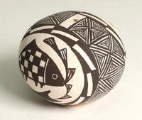 Acoma Pueblo Seed Jar Pottery By Phillip Iule