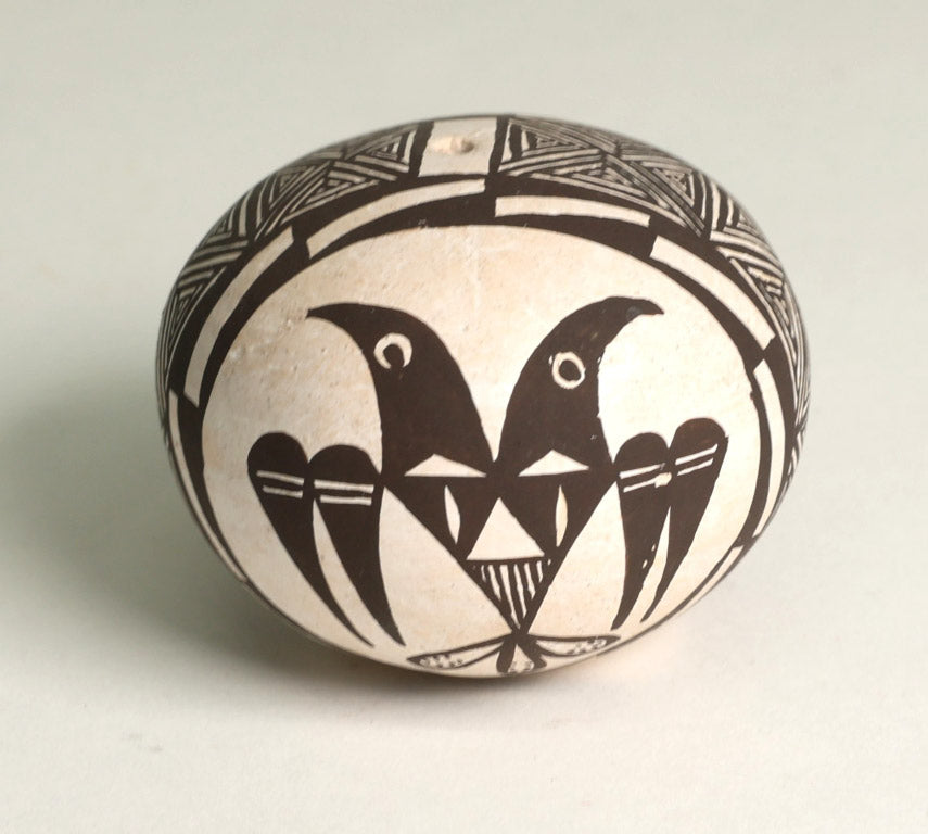 Acoma Pueblo Seed Jar Pottery By Phillip Iule