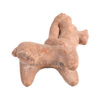 Mayan Pre-Columbian Bull Rider Figure Pottery