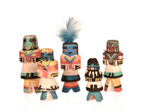 Hopi Pueblo Route 66 Kachina Dolls Set of 5