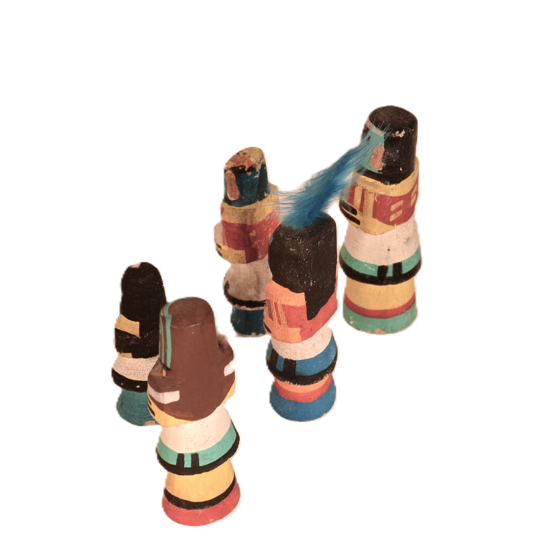 Hopi Pueblo Route 66 Kachina Dolls Set of 5