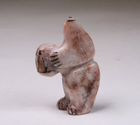 Zuni Fetish Bear with Drum by Rickson Kallestewa