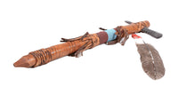 Plains Reproduction Tomahawk with Feathers and Fine Obsidian Blade