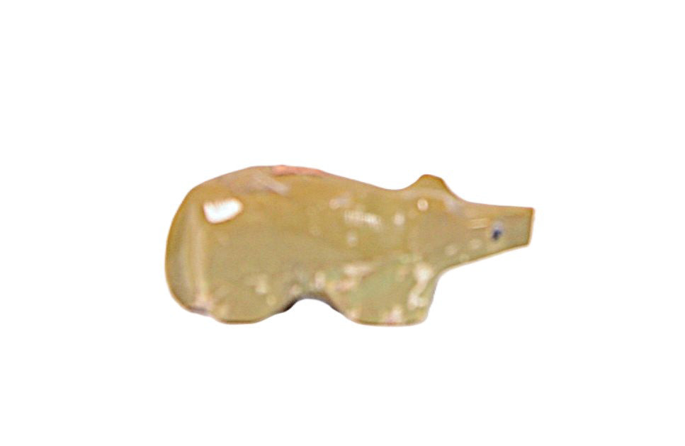 Zuni Pueblo Green Bear Fetish