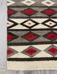 An Early Navajo Rug; Late Pound Rug / Heavy Blanket