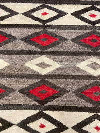 An Early Navajo Rug; Late Pound Rug / Heavy Blanket