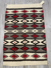An Early Navajo Rug; Late Pound Rug / Heavy Blanket