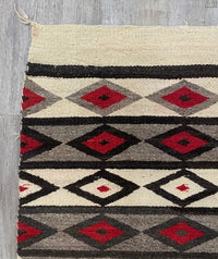 An Early Navajo Rug; Late Pound Rug / Heavy Blanket