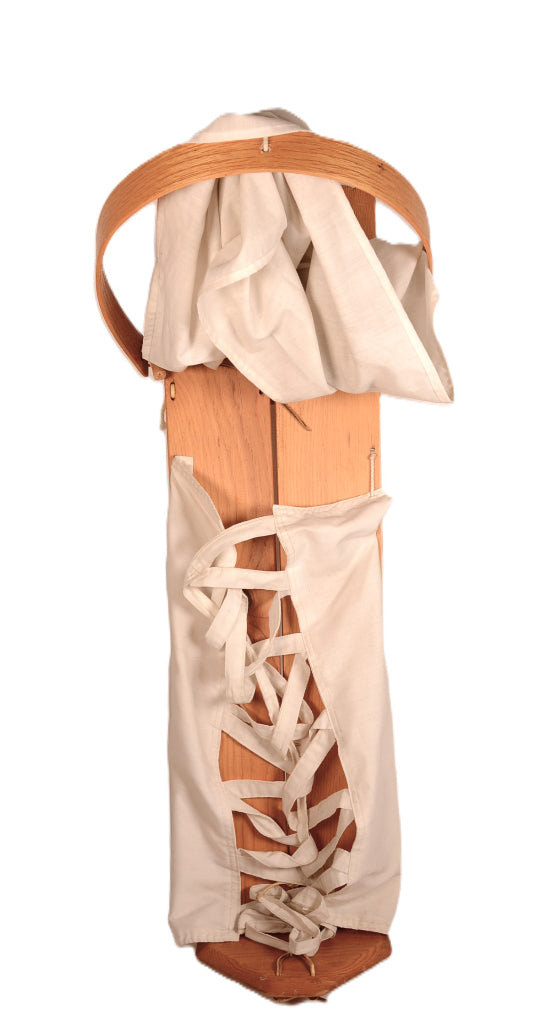 Navajo Cradle Board with Cloth and Sunshade Ties