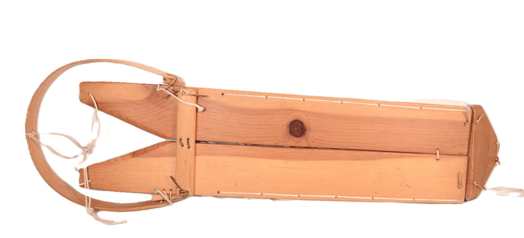 Navajo Cradle Board with Cloth and Sunshade Ties