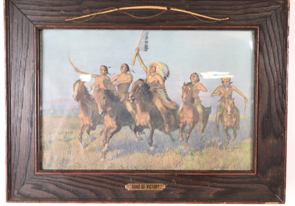 Fine Art "Song of Victory" Framed Print By Edwin Willard Deming