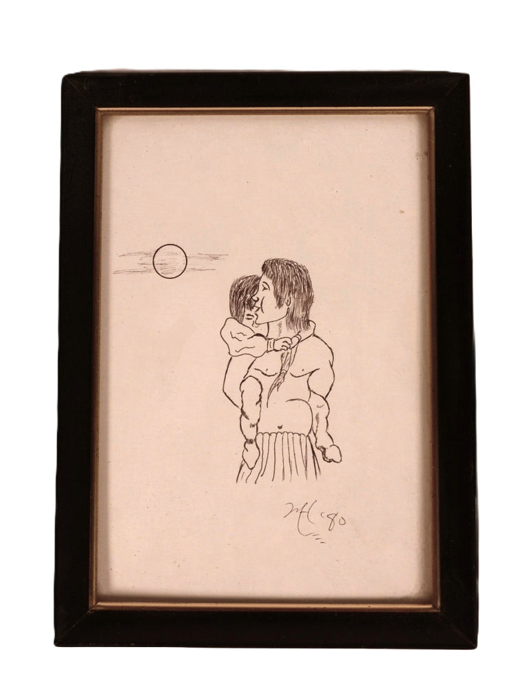 Fine Art Ink Drawing By Mason Hario
