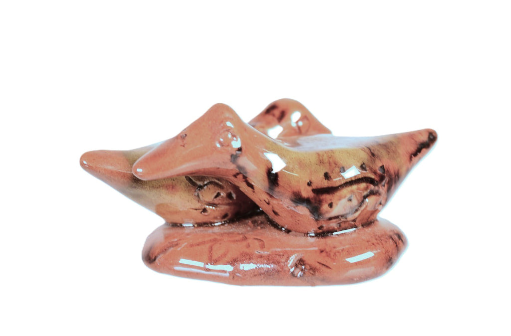 Navajo Glazed Two Birds Pottery