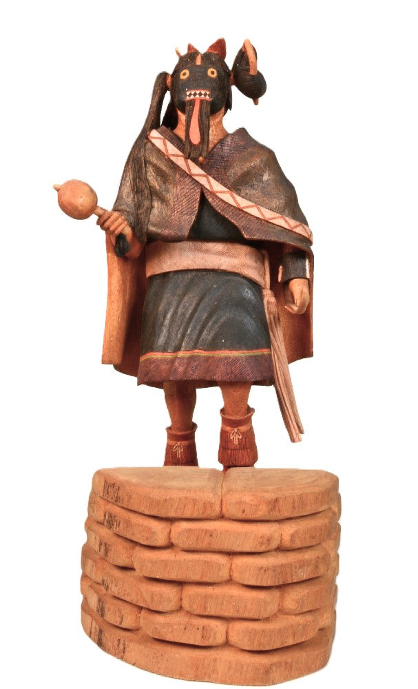 Hopi Pueblo Kachina HE EE WUTI Doll By Glen Fred