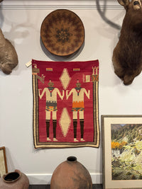 An Early Navajo Pictorial Yei Rug