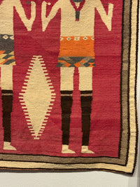 An Early Navajo Pictorial Yei Rug