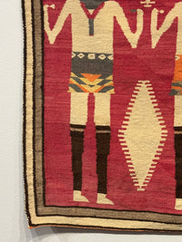 An Early Navajo Pictorial Yei Rug