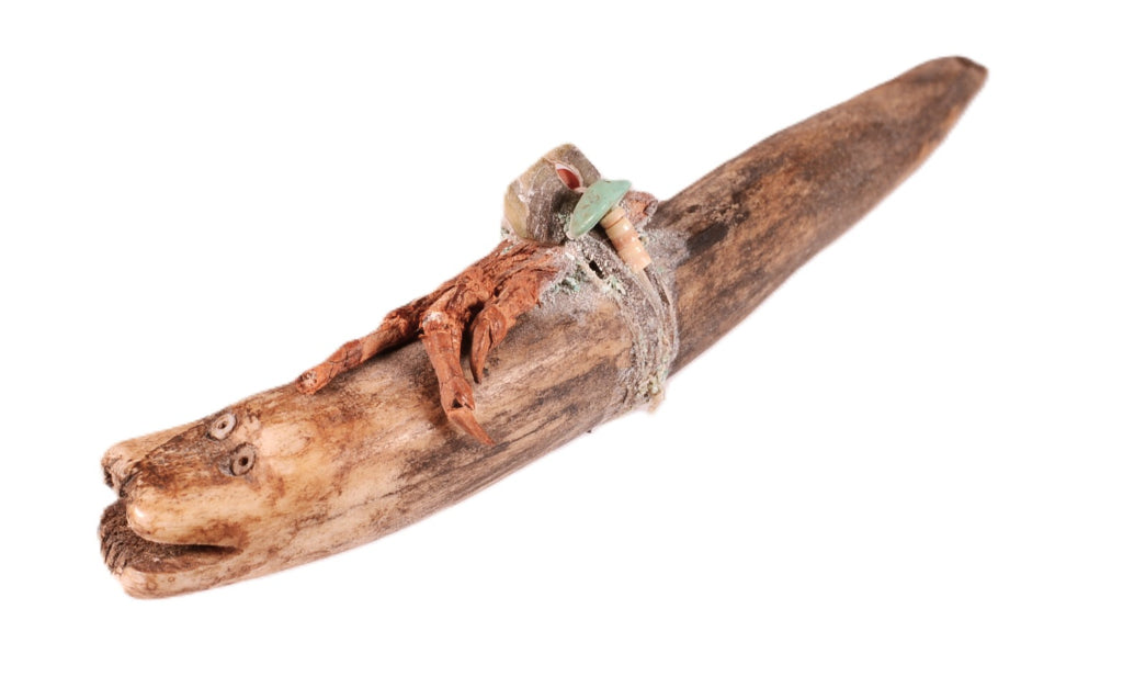 Vintage Zuni Antler Avaynu Bone Fetish