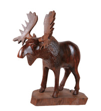 Seri Mexico Iron Wood Carved Moose