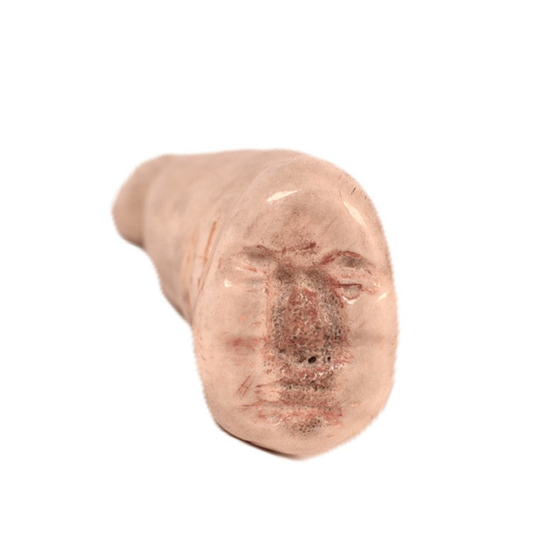 Northwest Coast Inuit Antler White Figure Fetish