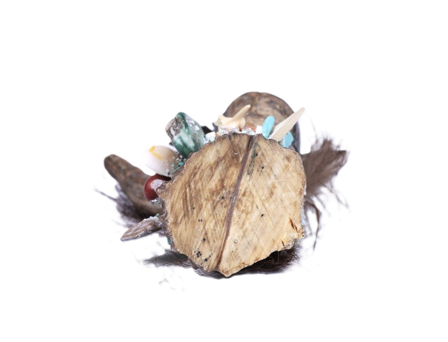 Vintage Zuni Pueblo Horn Priest Fetish