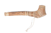 Sami Finland Inuit Scrimshaw Antler Pipe