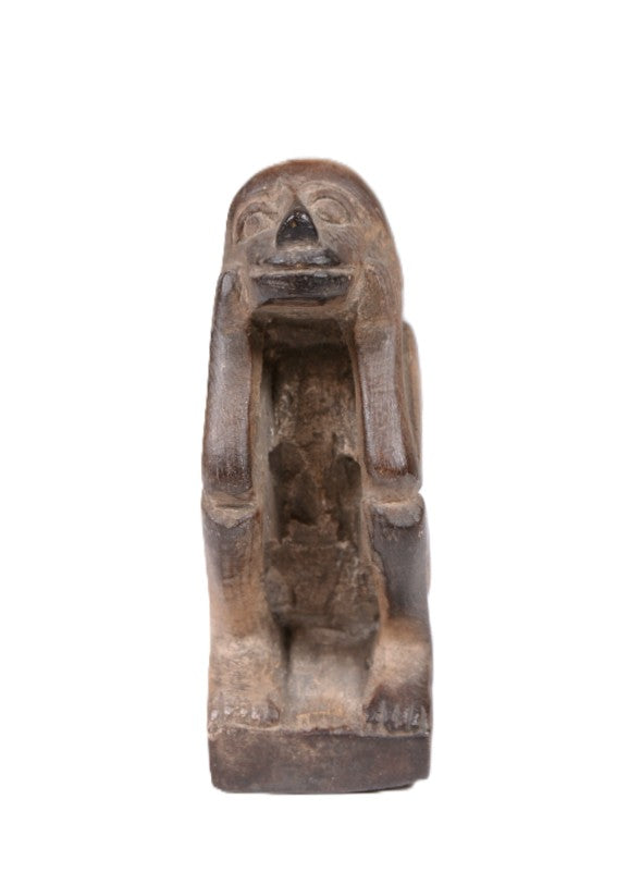 Cast Figure "Hear No Evil" Wolf with Tail