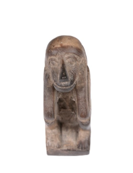Cast Figure "Hear No Evil" Wolf with Tail