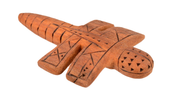 Zuni Pueblo Wood Carved Dragonfly Fetish By Alan Lewis