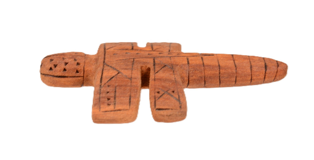 Zuni Pueblo Wood Carved Dragonfly Fetish By Alan Lewis