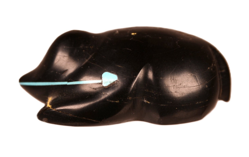 Zuni Pueblo Black Bear Fetish By J.Q.