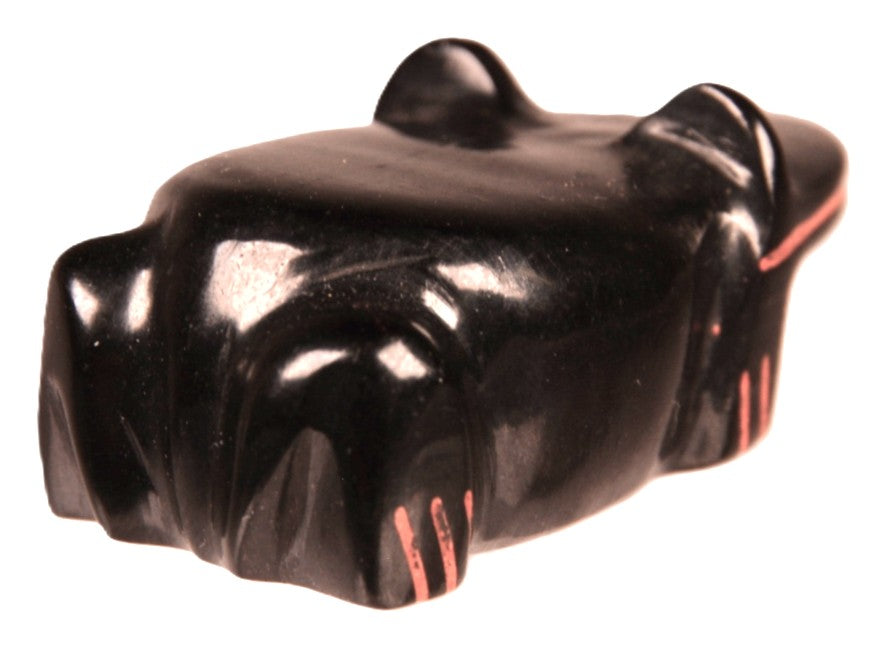 Zuni Pueblo Black Frog Fetish