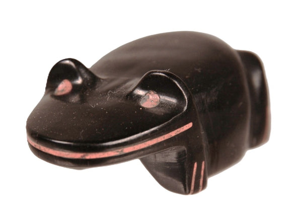 Zuni Pueblo Black Frog Fetish