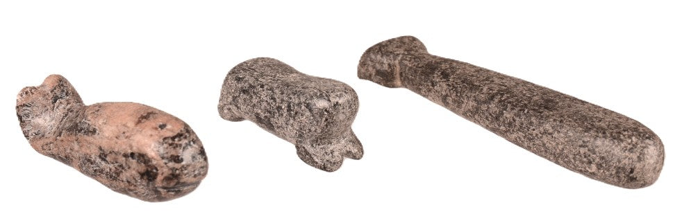 Zuni Pueblo Sea Life Fetishes Set of 3