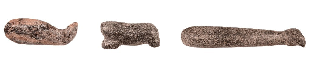 Zuni Pueblo Sea Life Fetishes Set of 3