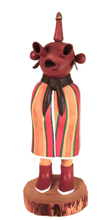 Hopi Pueblo Kachina Mudhead Doll By Silas Roy