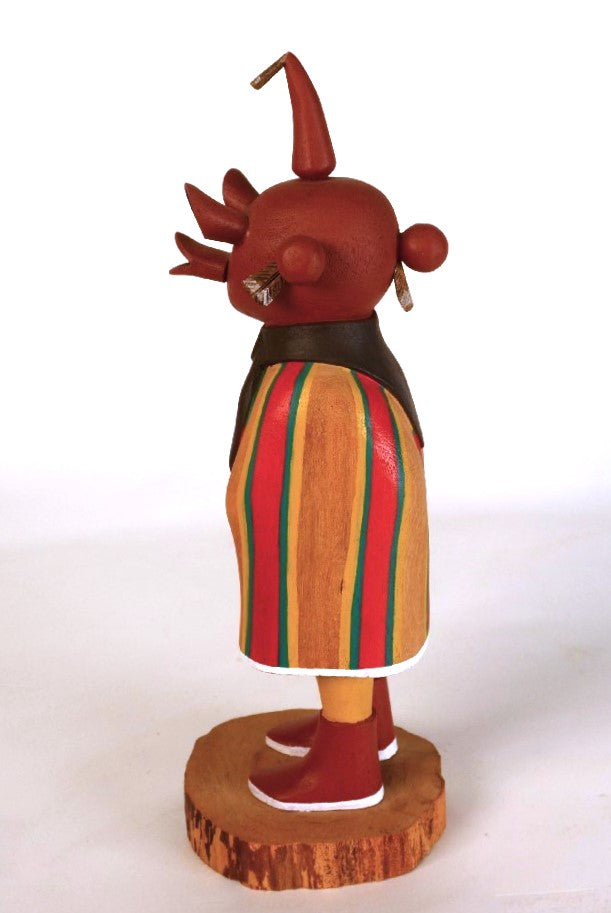 Hopi Pueblo Kachina Mudhead Doll By Silas Roy
