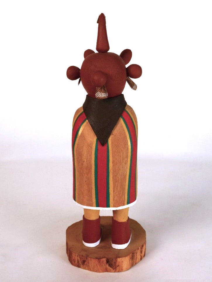 Hopi Pueblo Kachina Mudhead Doll By Silas Roy