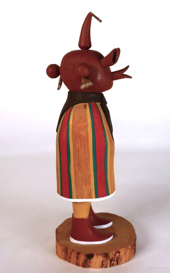 Hopi Pueblo Kachina Mudhead Doll By Silas Roy