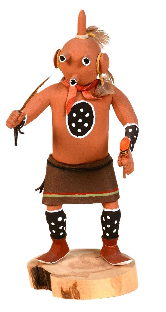 Hopi Kachina Mudhead Doll By O. Wood