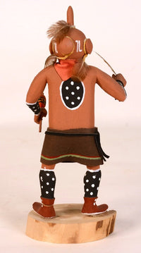 Hopi Kachina Mudhead Doll By O. Wood