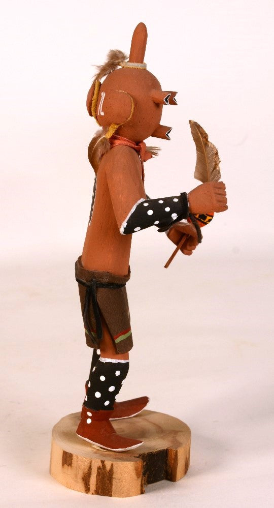 Hopi Kachina Mudhead Doll By O. Wood