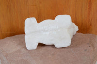 Zuni White Marble Seal Fetish by Tracey Zunie
