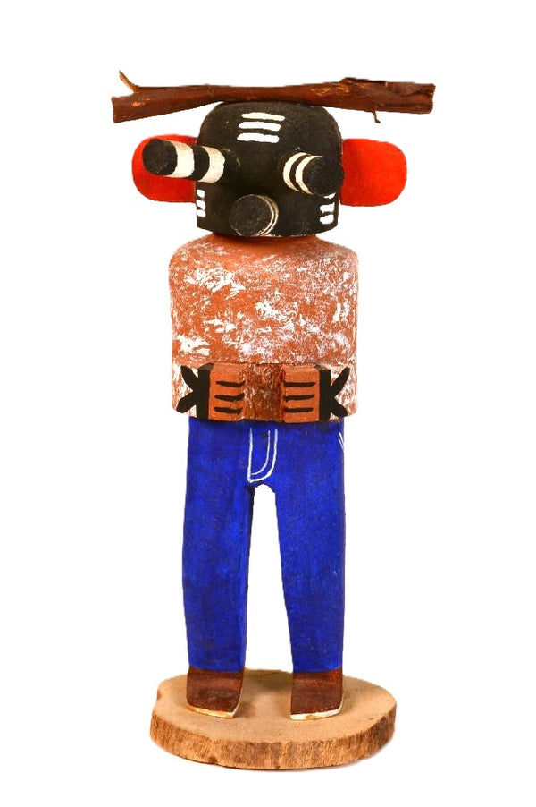 Hopi Kachina Ogre Doll in Blue Jeans