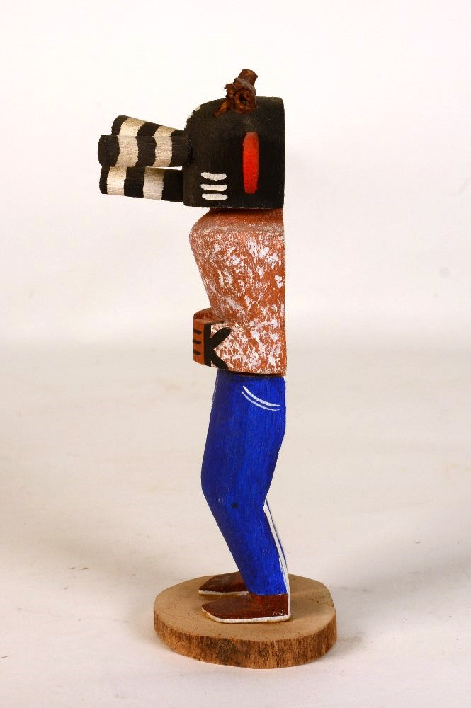 Hopi Kachina Ogre Doll in Blue Jeans