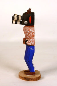 Hopi Kachina Ogre Doll in Blue Jeans