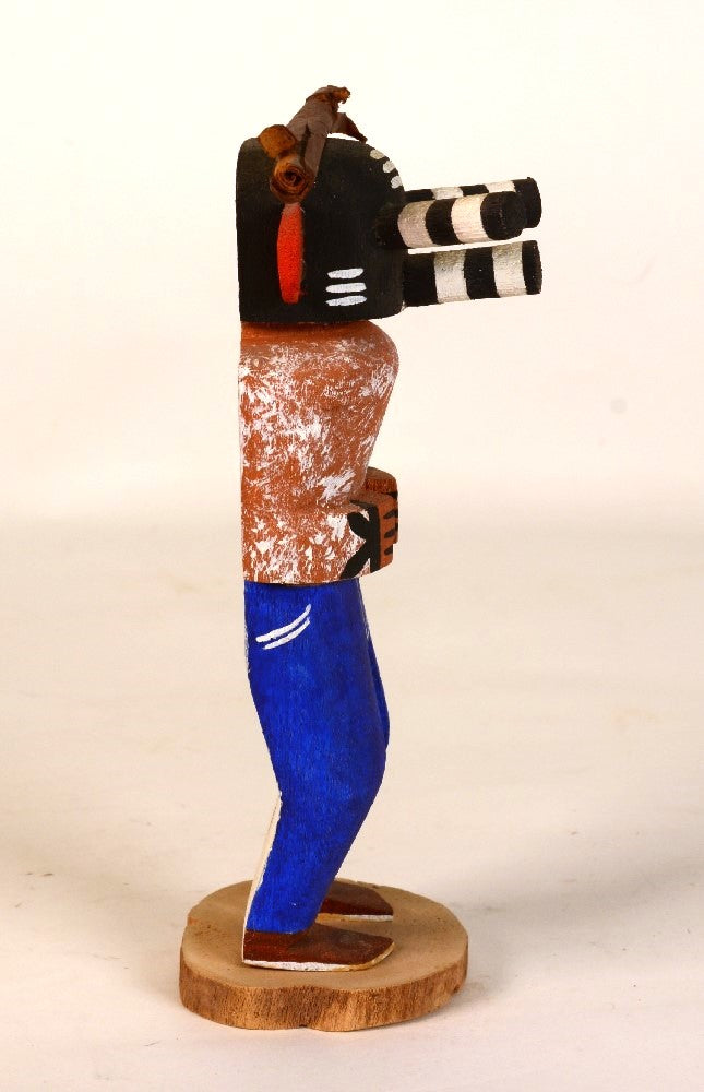 Hopi Kachina Ogre Doll in Blue Jeans