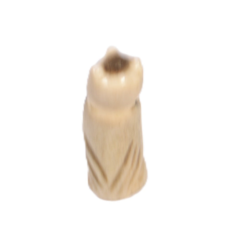 Zuni Pueblo Antler Owl Pendant Fetish