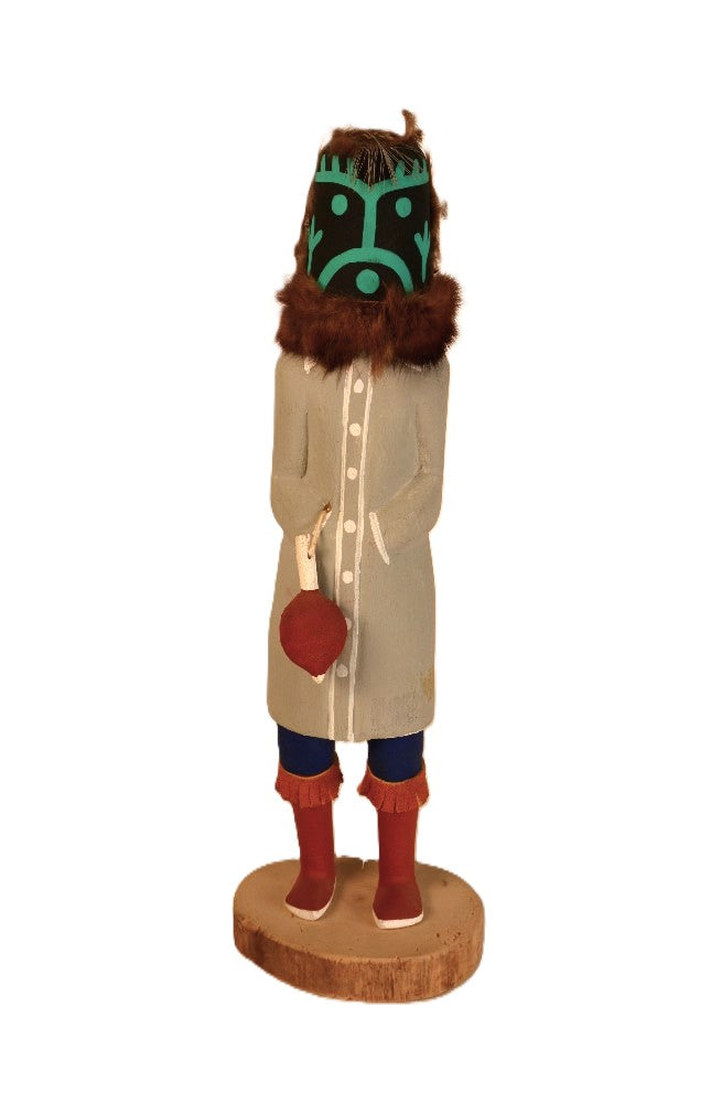 Hopi Pueblo Kachina Black Kokole Chief Doll